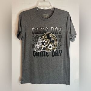 5 for $25🔥Spirit To A Tee "Game Day" Football Grey T-Shirt Medium